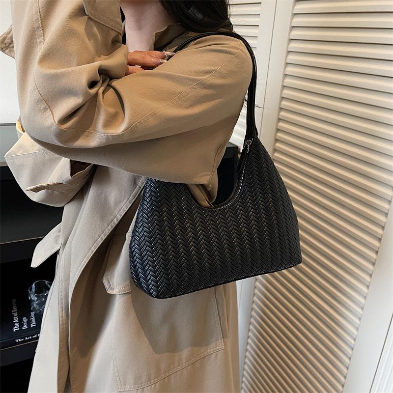 Женская сумка под мышкой 2025 новая высококачественная вместительная ретро сумка через плечо для повседневной работы и поездок, сумка-мессенджер