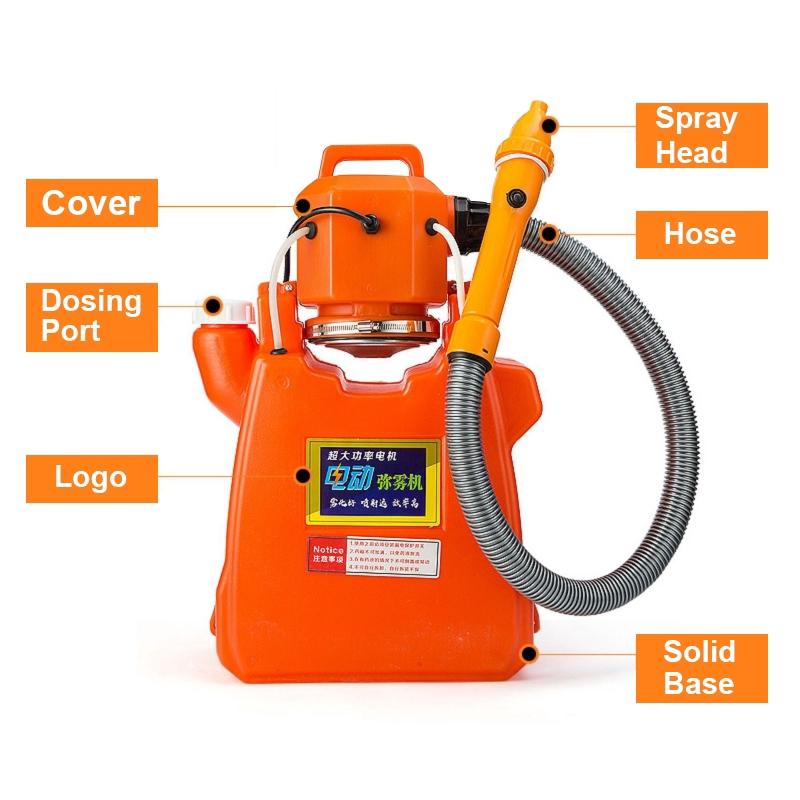 200W 20L Electric ULV Fogger Sprayer 2 Ultra Capacity Disinfection Machine Mosquito Killer Fight Drugs Sprayer Fast Shipping