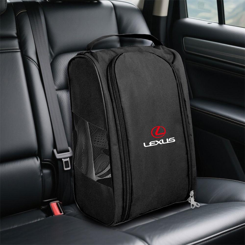 Car Emblem Storage Bag Portable Sneaker Organizer Accessories For Lexus LS IS350 ES300h ES300 IS250 IS220d NX350h RX GS350 LX570