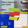 54 шт. Цветные магнитные этикетки Письменные бирки для белой доски Холодильник Офис Гараж Холодильник Шкафчик Организация Полок Магнит на холодильник