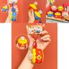 Vibrant Plush Lion Dance Drum Squeeze Keychain Playful Gift For Children And Adults