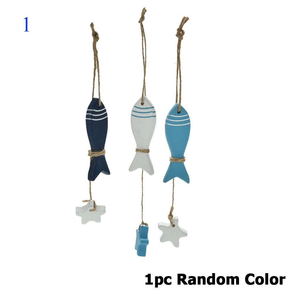 Marine Pendant Mediterranean Style Fish Skewer Crafts Pendant Starfish String Fish Nautical Decor