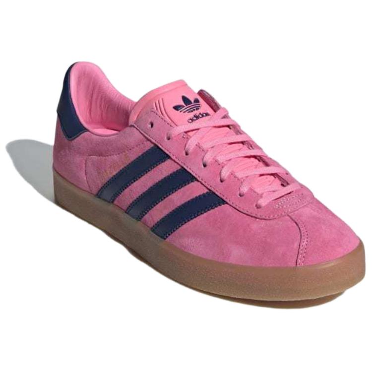 adidas Мужские кроссовки Gazelle 85 Bliss Pink Dark Blue Мужские кроссовки Bliss-Pink-F22 Gold-Metallic ID0846