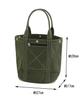 Hinomoto Canvas Tote Bag M Waterproof 217M No. (Moss Green)