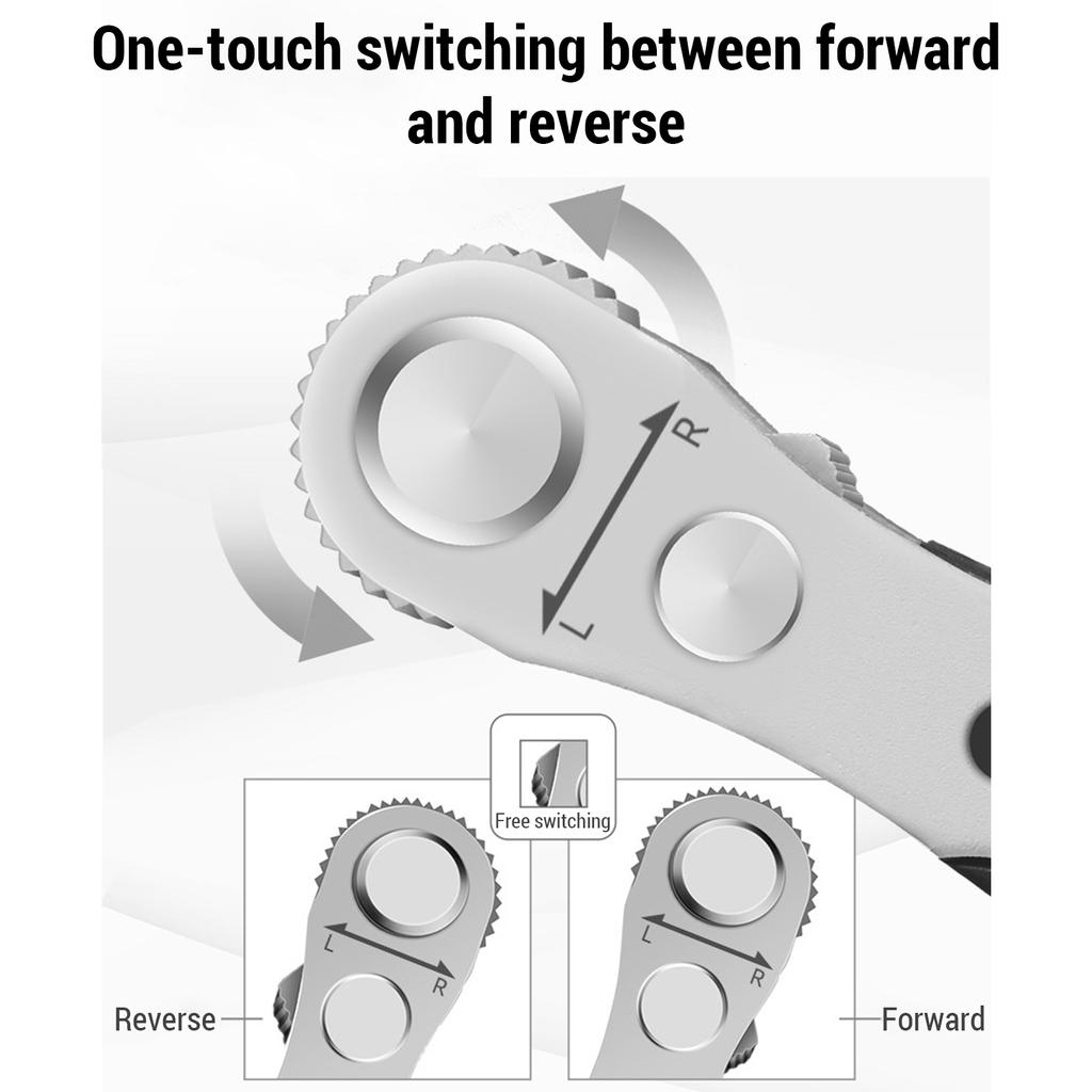 Mountain Bike Ratchet Wrench Set Bicycle Spanner Repair Tool with Allen Key Hex Torx Wrench Bit