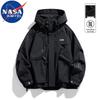 NASA MARVEL Men's Hooded Loose Casual Workwear Jacket