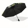 Disney Tinkerbell, Tinker Bell Automatic Open/Close Umbrella - Cute Umbrella with Cute Design, Portable 3-Fold Compact Umbrella for Men & Wo
