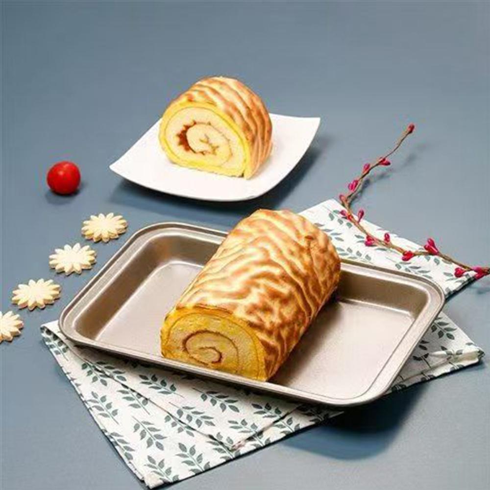 Прямоугольная форма для выпечки с антипригарным покрытием 33 см/24 см, противень из углеродистой стали, противень для духовки для печенья, пирогов, пиццы, жаркого, маффинов, хлеба, кондитерских изделий