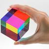 ZhuoChiMall Color Cube, Acrylic Cube Prism, Translucent, Smooth, Decorative, Soothing, 50mm