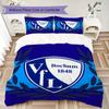 VfL Bochum 1848 Pattern Bedding uilt Set uilt Cover Pillowcase Home Decoration Birthday Gift (1 * duvet cover + 2 * pillowcase  without core)99
