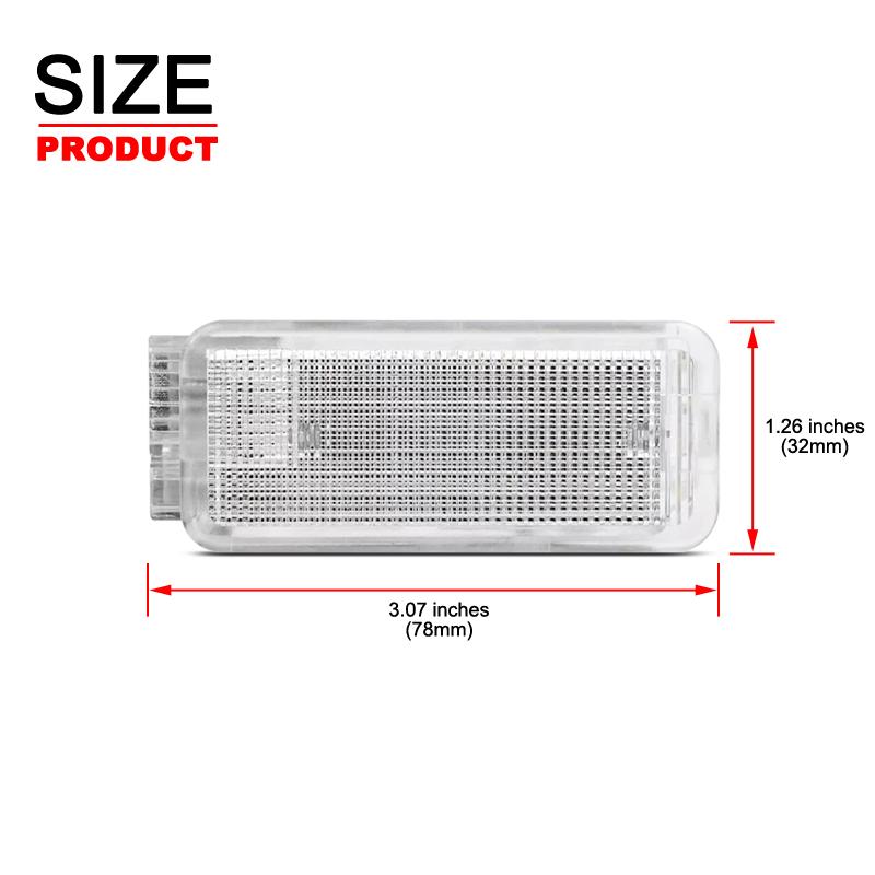 2 шт. Для Citroen C2 C3 C4 C5 C6 C8 DS3 Dispatch Saxo Xantia Xsara Picasso Белый светодиодный фонарь подсветки двери, ниши для ног, багажника