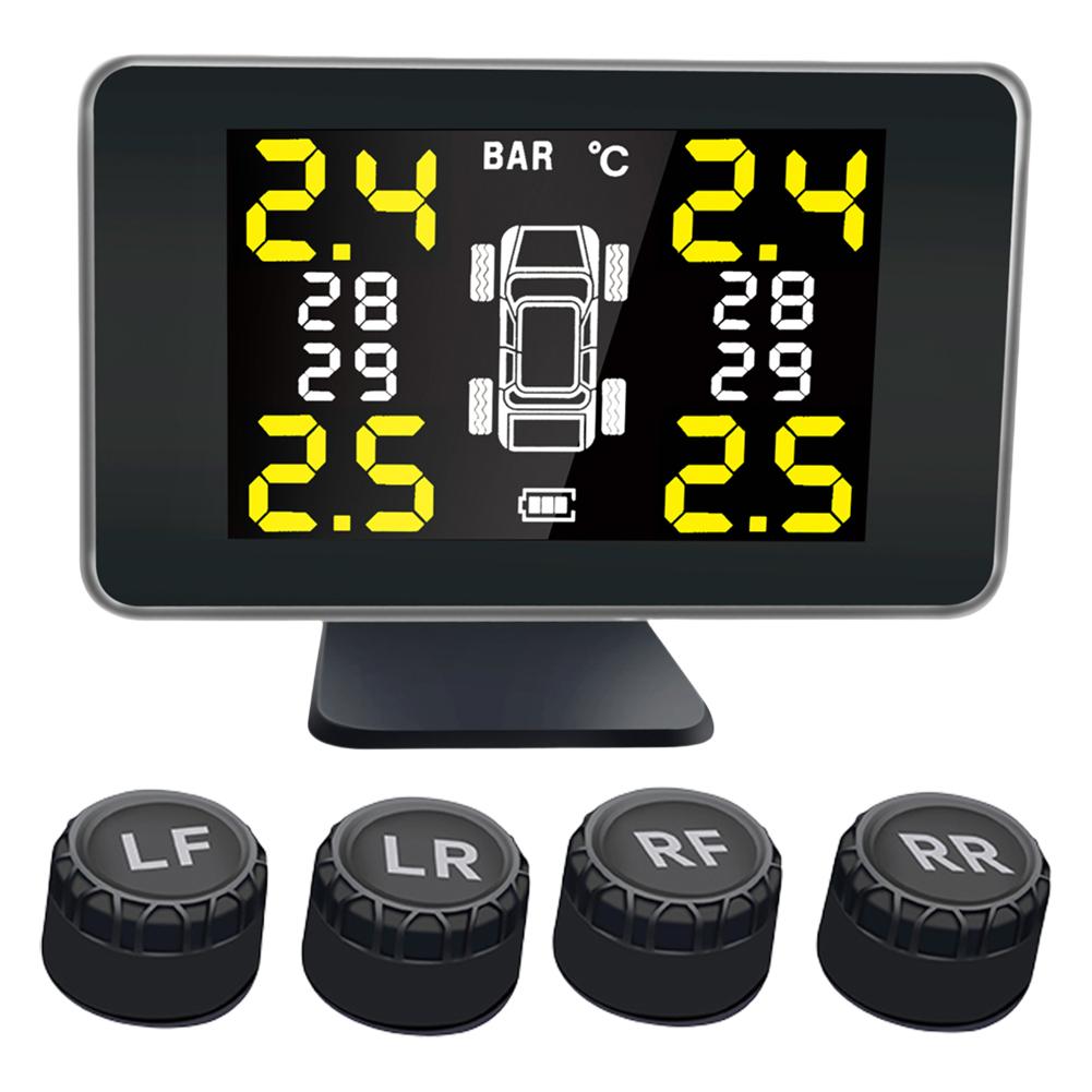 USB Tire Pressure Monitoring System Wireless TPMS Tire Pressure Monitor System for RVs Trailers Cars