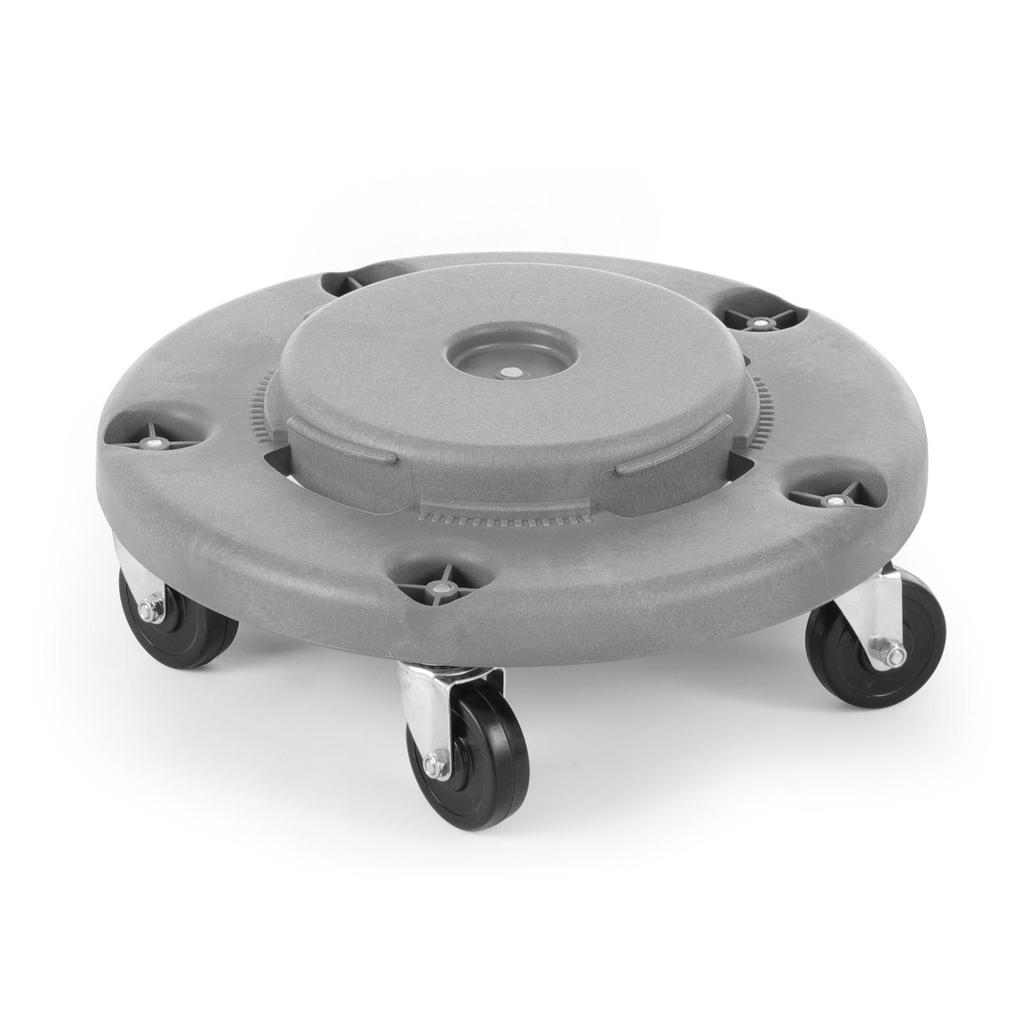 Wheeled Base For Round Kitchen Waste Container