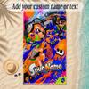 Beach TowelSplatoon Custom Name Text Personalized Soft Towel for Beach Pool Indoor Home Decor Gift