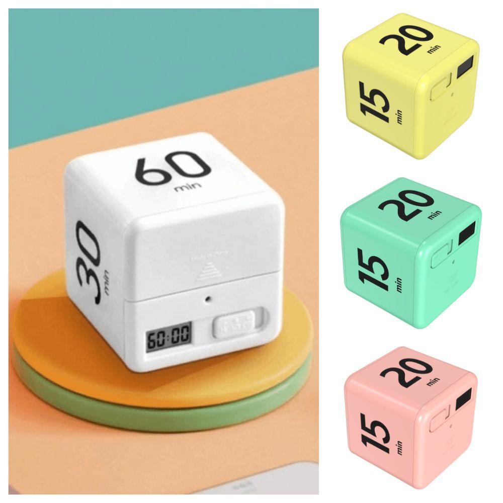 15/20/30/60 min Cube Timer Time Management Reminder Timer Durable Kitchen Timer  Exam Preparation