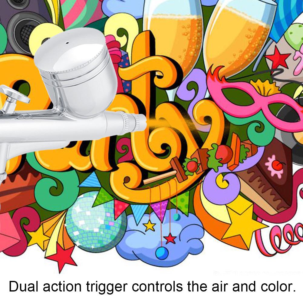 Двойной компрессор для аэрографа, набор для покраски торта, набор инструментов