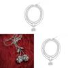 Punk Style Multilayer Skull Cherry Necklace For Women With Zinc Alloy Chain