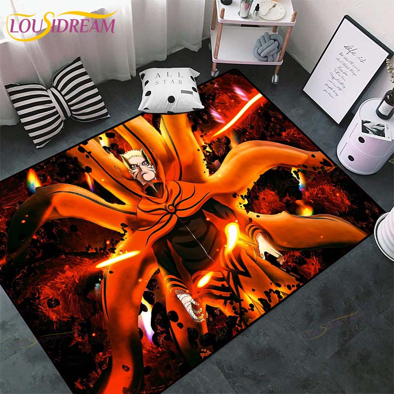 Аниме Наруто узор ковры гостиная противоскользящий коврик детские коврики для спальни коврик для йоги большой ковер декор