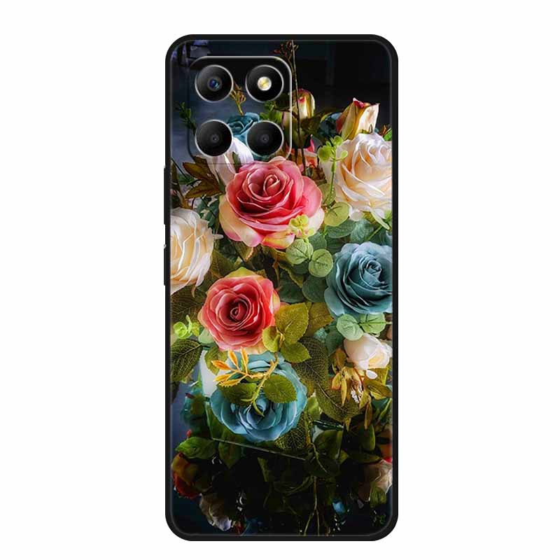 Чехол для Honor X6c X 6 C Funda Модный Мраморный Черный Силиконовый Мягкий Чехол для Телефона Для Honor X6c 4G Задняя Крышка Чехлы HonorX6c Coque