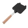 Sandwich Frying Pan Double Sided Stick Proof Breakfast Flip Pan with Detachable Handle for Steak