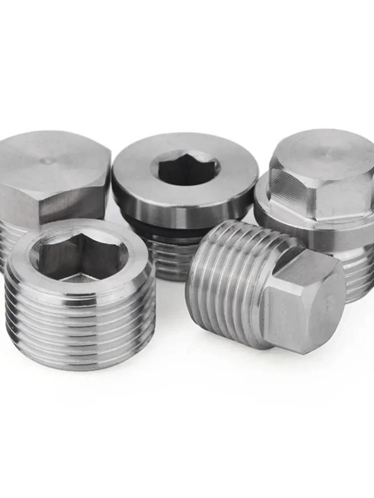 Высокое давление 1/8" - 1.5" BSP NPT Наружный шестигранный квадратный заглушка-колпачок с потайной головкой, фитинг для трубопровода из нержавеющей стали 304