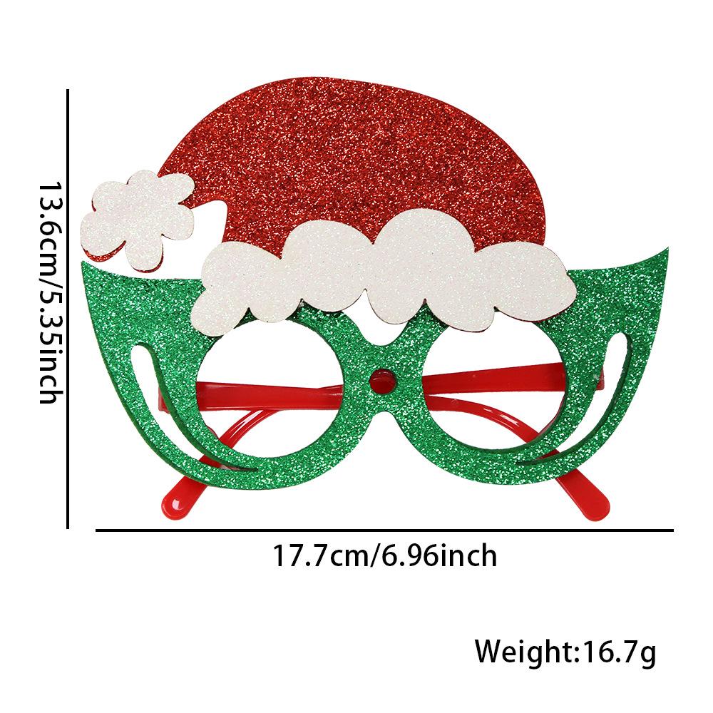 Зарубежные Рождественские Очки с Рогами - Веселые Мультяшные Вечерние Оправы для Детей и Взрослых