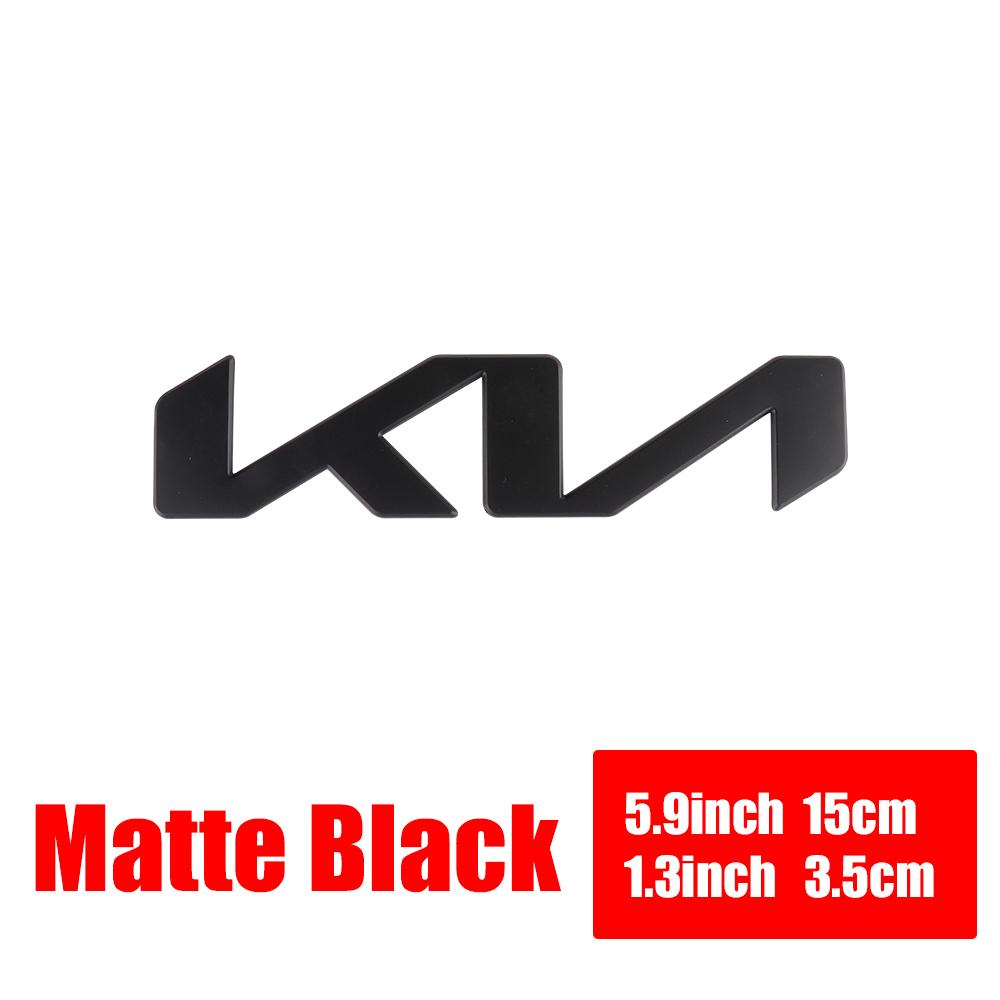 AABJA1 Car Front Hood Emblem Rear Trunk Badge Sticker Auto Accessories For Kia Sorento Sportage Forte Picanto Ceed Soluto KN Stinger