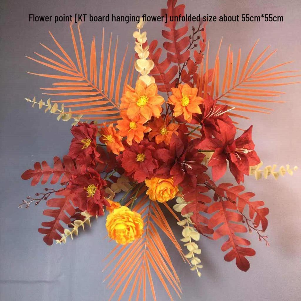 Большой набор для украшения свадебной дорожки и Т-сцены из шелковых цветов