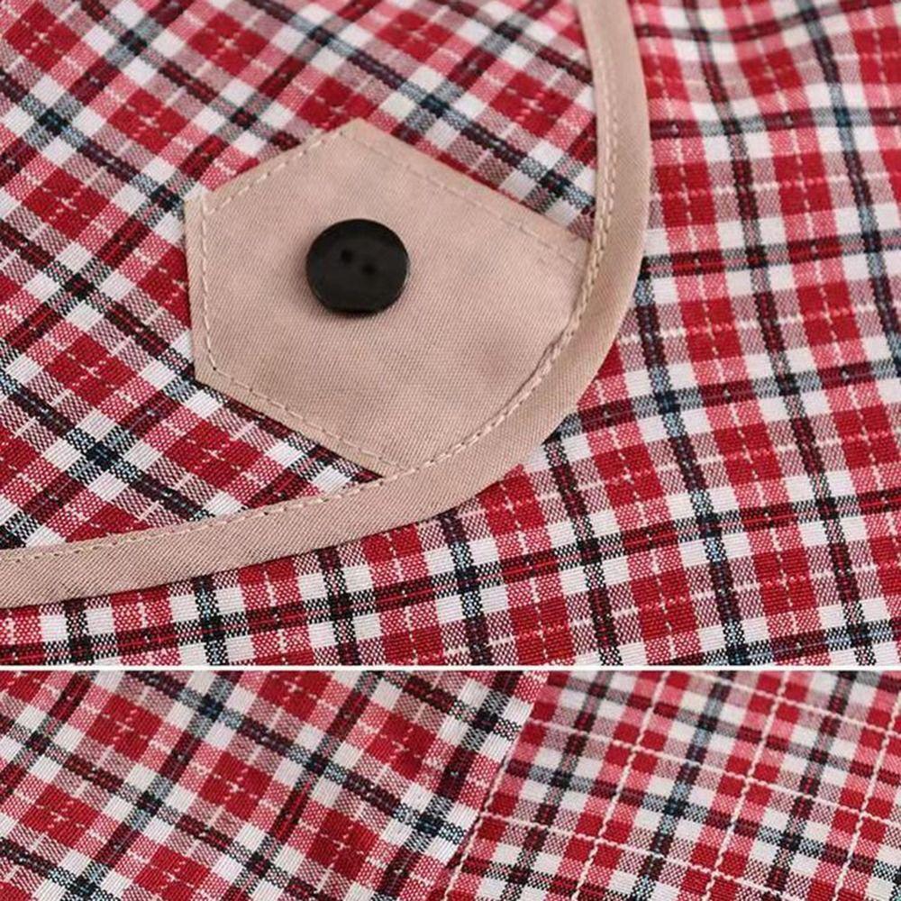 Breathable Kitchen Apron Flower Cooking Smock New Catering Work Clothes for Women Girl