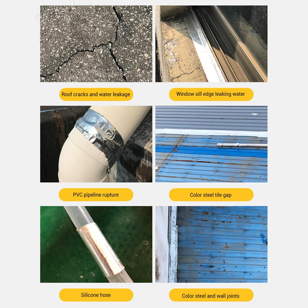 5M 5cm 10cm Width Joist Deck Tape for Decking Waterproofing and Leakage Repair Butyl Tapes for Beams and Roof Joists