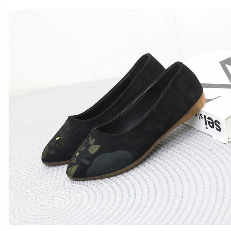 Spring New Flat-bottomed Pointed Single Shoes Women's Casual Doudou Shoes