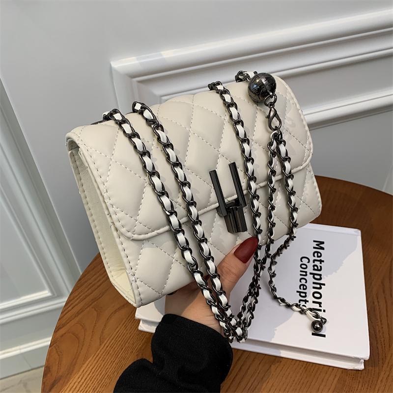 Суперпопулярная маленькая квадратная сумка для женщин в Instagram, новая модная летняя мини-сумка с цепочкой в виде ромба