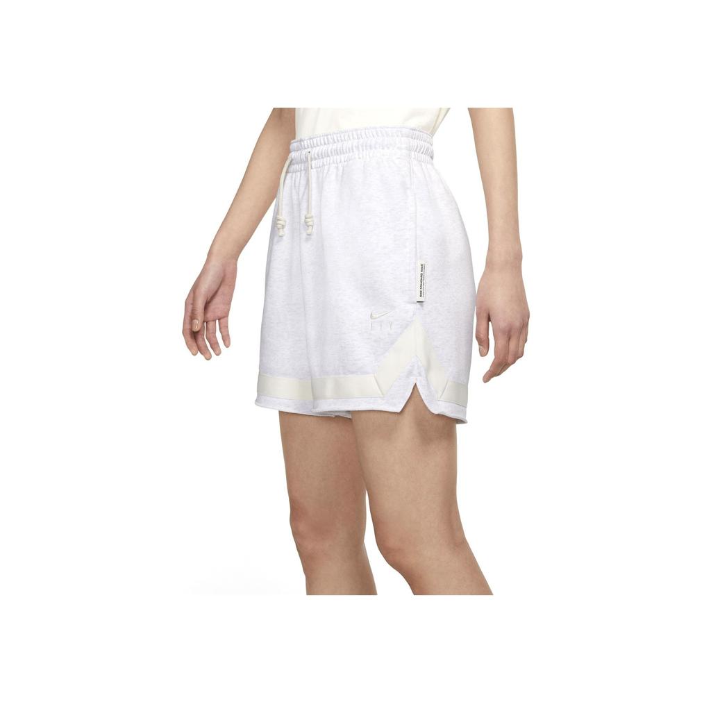 Nike Однотонные спортивные дышащие шорты на шнуровке женские плавки белые CZ7218-051