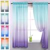 Популярная занавеска для двери, окна, драпировка, ассорти, прозрачная вуаль, тюль, романтический декор окна, панельная занавеска