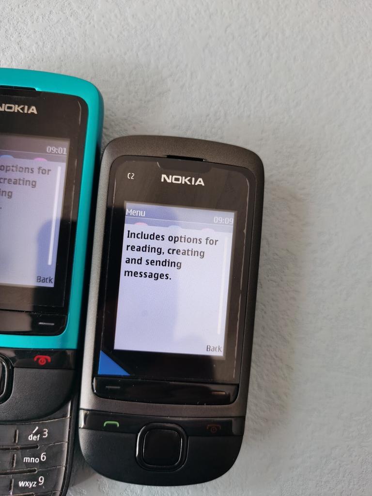 Nokia C2-05 Слайдер GSM 900/1800 Bluetooth Разблокирован Оригинальный Мобильный Телефон