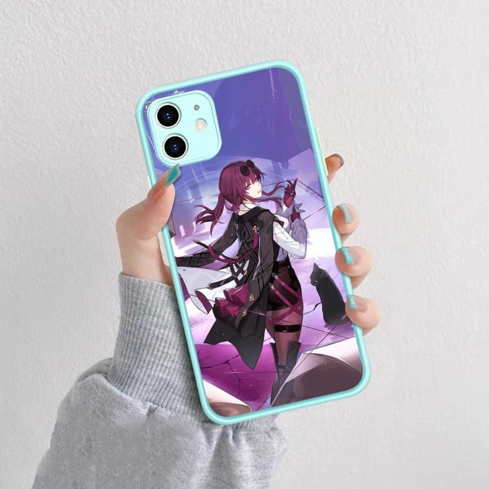 Honkai Game S-Star R-Rail Phone Case For IPhone 14 11 12 13 Mini Pro Max 8 7 Plus X XR XS MAX Translucent Matte Cover