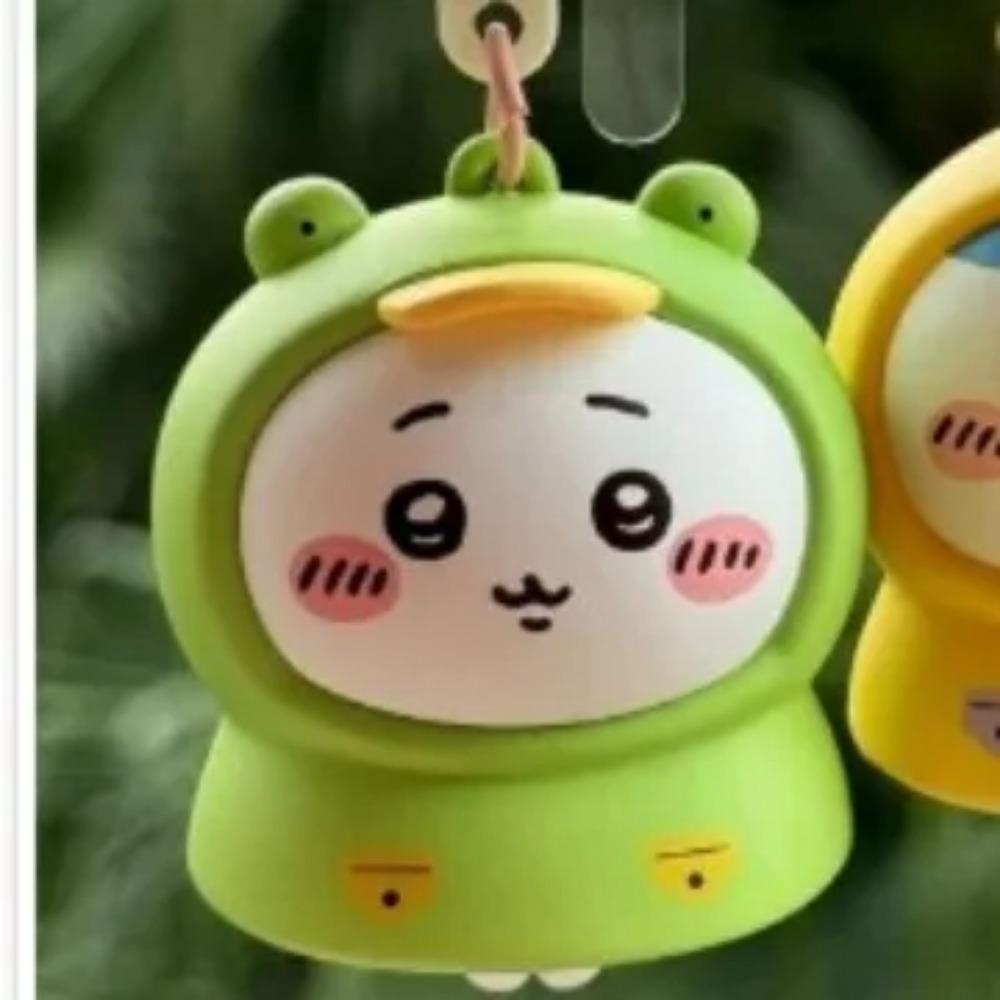 Chiikawa Raincoat Series Light Up Keychain – Cute Usagi Hachiware ABS PVC Cartoon Pendant Summer Theme Cloud Ornament Gift