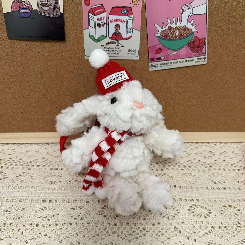 Bonnie Bunny Plush Keychain: Cute Girl Doll Bag Charm & Bestie Birthday Gift