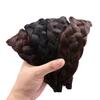 Artifact Non-slip Twist Braided Female Hairbands Wide Hair Hoop Korean Style Headwear Wig Headband