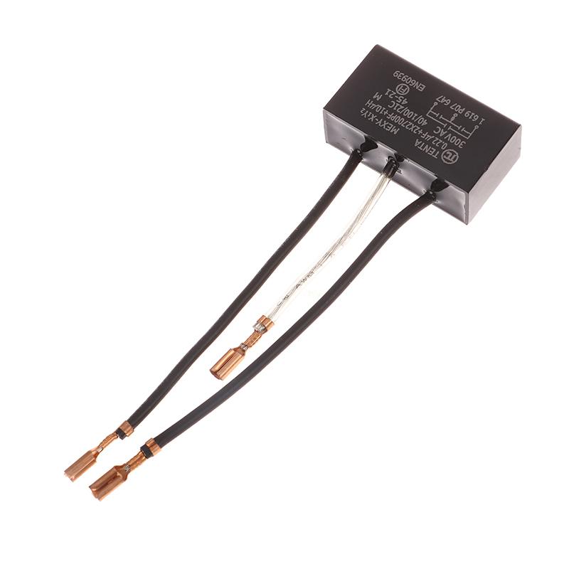 Детали угловой шлифовальной машины, замена для Gws6-100 Gws 6-125 Tws6600 Tws6000 Ручная шлифовальная машина, конденсатор для защиты от помех, детали электроинструмента