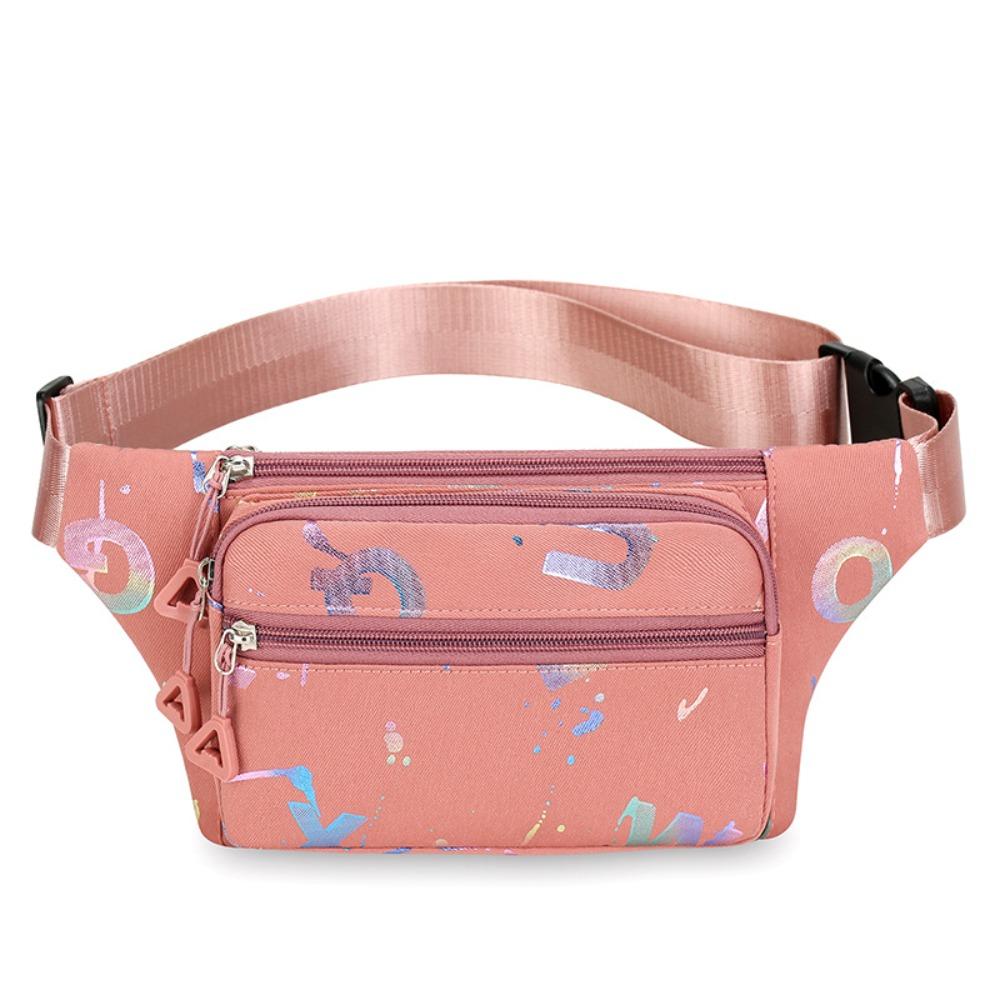 Large Capacity Women's Fanny Pack Waterproof Crossbody Chest Bag Multi-layer Crossbody Bag  Daily