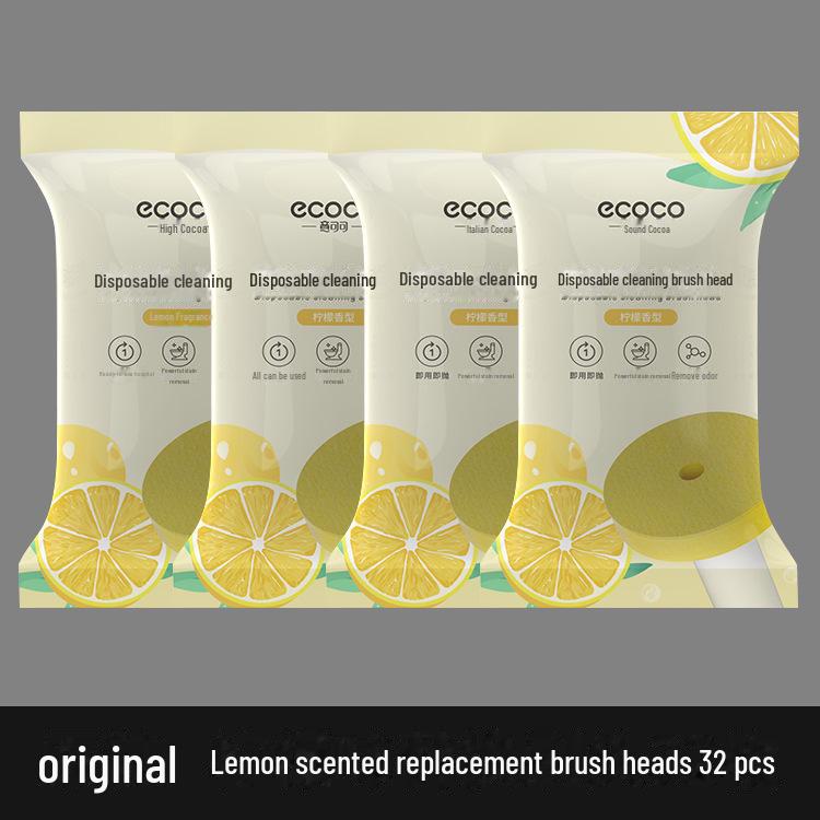 Настенный одноразовый туалетный ершик - двойной ствол, без мертвых углов, инструмент для уборки ванной комнаты