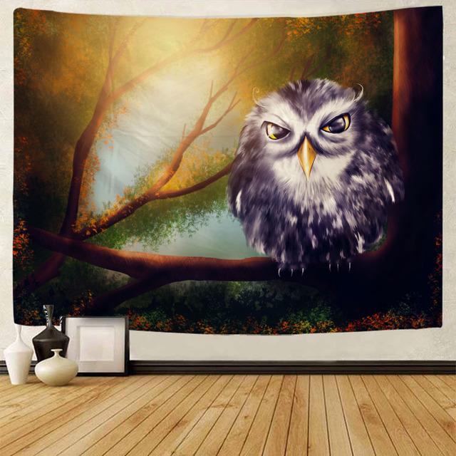 Лошадь искусство пейзаж гобелен настенный геометрический гобелен в стиле хиппи домашний декор комнаты эстетическое украшение