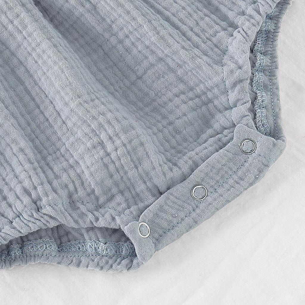 Newborn Baby Girl Clothes Sleeveless Solid Color Strap Romper Jumpsuit One Pieces Outfits Sunsuit Clothes