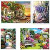 5D Diy Алмазная картина, вышивка крестиком, мозаика, алмазная вышивка, пейзаж, животные, мозаичный узор, искусство, украшение дома