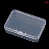 Пылезащитный прочный прочный футляр для хранения ювелирных изделий, мини-пластиковая коробка, прямоугольная коробка, полупрозрачная коробка, упаковочная коробка, коробка для хранения