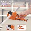 PVC Pipe Cutter with SK5 Sharp Blade,Ergonomic Handle, Labor-Saving, Widely Used, Plastic Hose Pipe Cutting Tool
