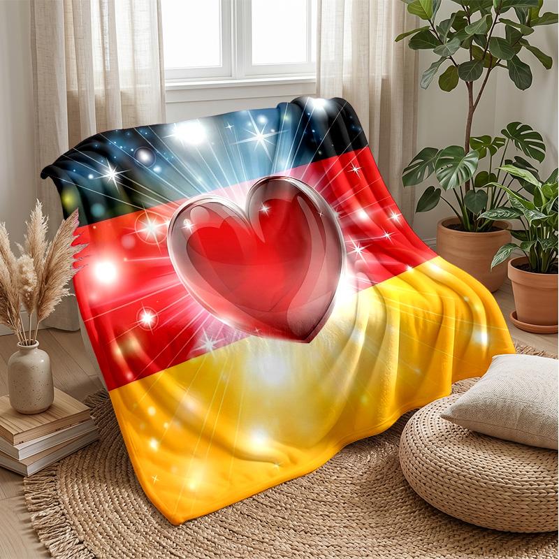 Germany national football team Theme blanket Soft Flannel Blanket Plush Throw Blanket Cozy Sofa Bed Blanket for Home Decor
