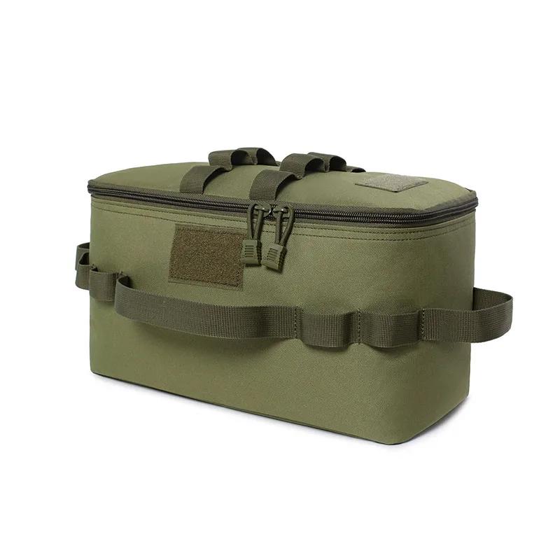 Outdoor Camping Utensils Storage Bag Military Fan Portable Folding Handbag Multi-Functional Storage Bag for Picnic And Hiking