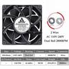 1Pcs Gdstime EC Axial Fan 60mm 80mm 90mm 120mm PC Dual Ball Brushless Fan  Cooler AC 110V 120V 220V 230V 240V Computer Case Fan